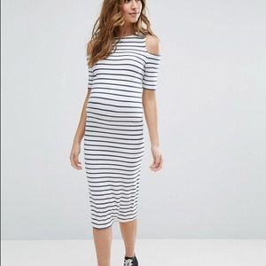 ASOS Open Sleeve Stretch Maternity Dress